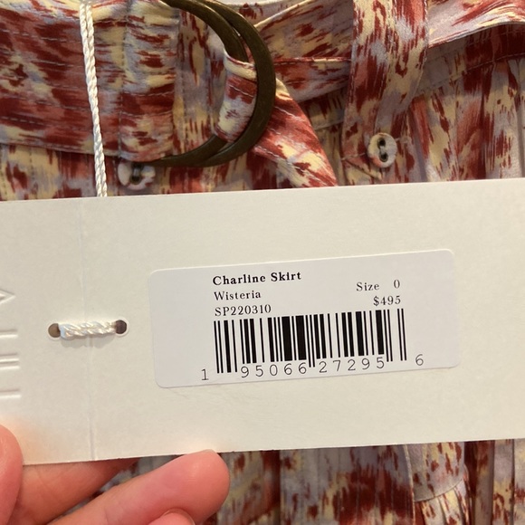 Gorgeous bohemian floral midi skirt by Ulla Johnson. Brand new with tags! - Picture 6 of 7